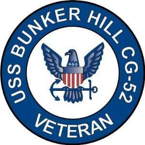  US Navy USS Bunker Hill CG 52 Ship Veteran Decal Sticker 5 