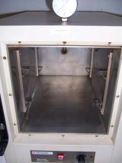 5709 FISHER 285 VACUUM OVEN LAB OVEN BENCH TOP OVEN 120 VOLT  