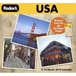  Fodors USA 2010 Wall Calendar