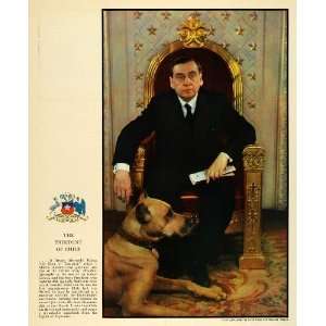 1938 Print President Chile Arturo Alessandri Palma Portrait Politics 