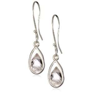   Dogeared Jewels & Gifts Healing Gems Rock Crystal Earrings: Jewelry