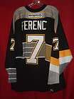 2001 02 PITTSBURGH PENGUINS #7 ANDREW FERENCE GAME USED WORN NHL 