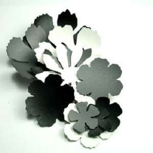  Upcycled Vinyl Flowers Retro Tuxedo Mix Arts, Crafts 