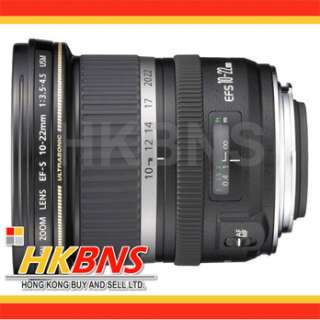 Canon EF S 10 22mm f/3.5 4.5 USM + GENUINE EW 83E Lens Hood ~ Ship by 