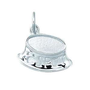  Sterling Silver Dog Food Bowl Charm: Arts, Crafts & Sewing