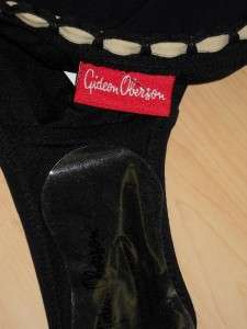 NWOT GIDEON OBERSON Black Phantom Monokini Swimsuit 12  