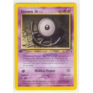  Unown U   51/75   Uncommon   Neo Discovery Toys & Games