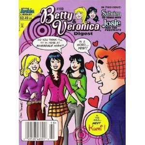  Archie Comic book betty and veronica digest 190 