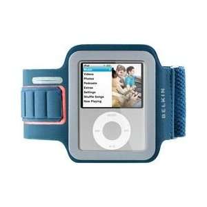  Belkin iPod Nano 3G Sport Armband Plus with FastFit (Blue 