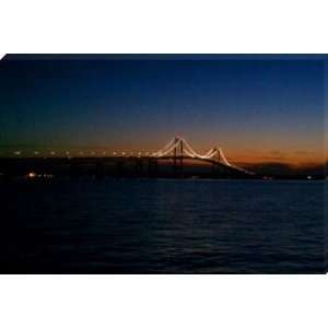  Newport Bridge   RI, United States   Wrapped Canvas Sunset 