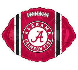 University of Alabama FOOTBALL BALLOONS BIRTHDAY PARTY  