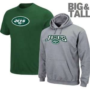  New York Jets Big & Tall Huddle Up Hood/Tee Combo Pack 