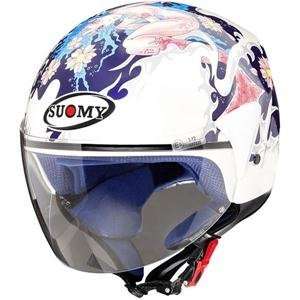  Suomy Jet Light Dream Helmet   Small/White/Blue/Pink 