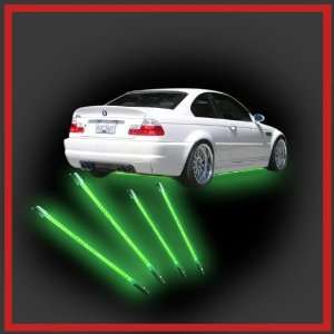  Green Led Undercar Underbody Lights 4 Pieces: Automotive