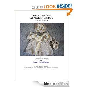 Sugar n Cream Childs Dress With Matching Hat & Purse Crochet Pattern 