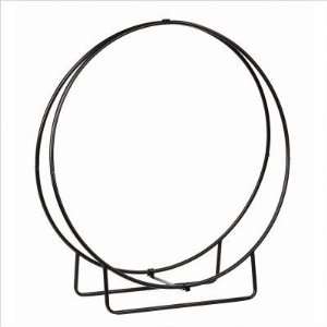 Wrought Iron Wood Hoop   48h Kd:  Home & Kitchen