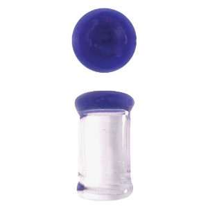  Glass Saddle Plugs   2g (6.5mm)   Sold As A Pair Jewelry