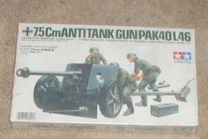 Tamiya German 7.5 Cm Anti Tank Gun & Crew 1/35 Kit NIB  
