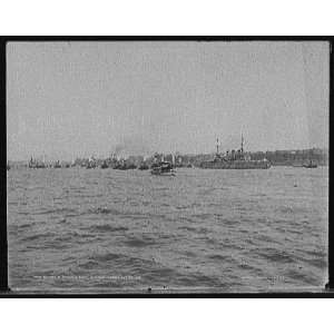   Return of Santiago Fleet,New York Harbor,Aug. 20,1898