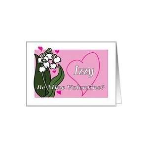  Izzy Lily of the Valley Be Mine Valentine? Card Health 