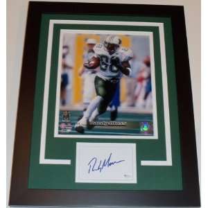  Autographed Randy Moss Picture   Card CUSTOM FRAMED a 