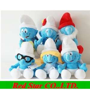 com plush the smurfs stuffed plush toy doll moive blue toy the smurfs 