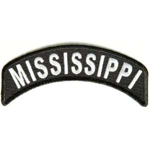  Mississippi Patch, 4x1.75 inch, small embroidered iron on 