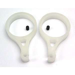  Delrin Tail Push Rod Guides, White T REX 500 Toys 