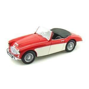  Austin Healey 3000 MK 1 1/18 Red w/ White: Toys & Games