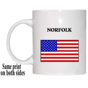  US Flag   Norfolk, Virginia (VA) Mug 