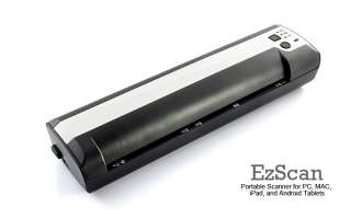 EzScan Portable Scanner USB Y Cable Battery CD (Manual) User Guide 
