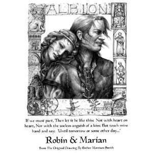 Robin and Marian Greeting Card by Esther Smith Health 