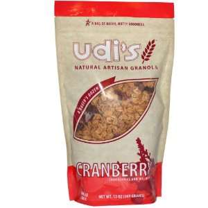 Udis   Natural Gluten Free Artisan Granola   Cranberry   13 oz 