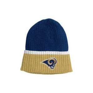  St. Louis Rams NFL Striped Rib Knit Hat: Sports & Outdoors