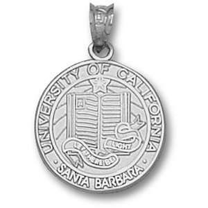 University of Ca Santa Barbara Seal Pendant (Silver)  