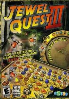 Jewel Quest III 3 PC MAC CD colored jewels puzzle game  