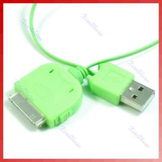 Retractable USB Data Sync Charger Cable For iPod Touch iPhone 4G 3GS 