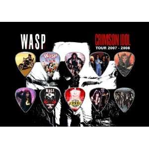  Wasp Guitar Pick Display   Premium Celluloid Tribute Set 