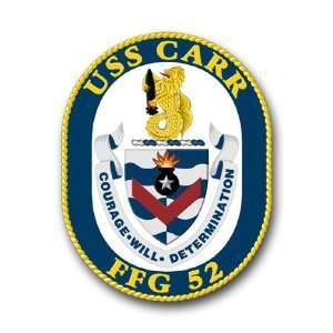  US Navy Ship USS Carr FFG 52 Decal Sticker 3.8 6 Pack 