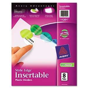  Avery Style Edge Insertable Tab Reference Dividers 