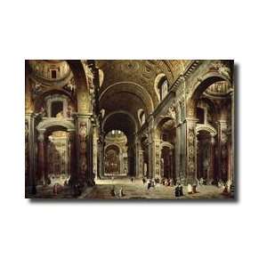   16611742 Visiting St Peters In Rome 1730 Giclee Print