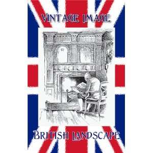 15cm x 10cm) Art Greetings Card British Landscape Ufton Court 