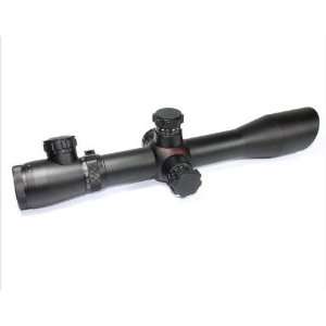   optics 4 12x40e airsoft riflescope etched mil dot monotube side focus