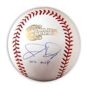 Jermaine Dye Signed 2005 WS Baseball MVP: Sports 