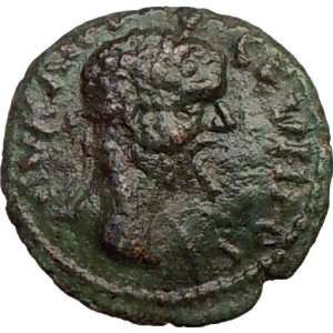   SEVERUS 193AD Nicopolis Roman Coin TYCHE LUCK Prosperity Wealth Symbol