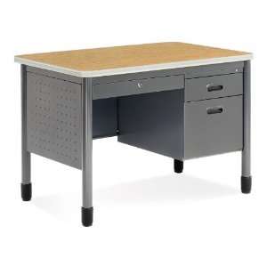    OFM 66242 Single Pedestal Teacher Desk (27 x 42)