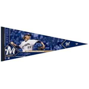  MILWAUKEE BREWERS AXFORD OFFICIAL 29 PENNANT Sports 