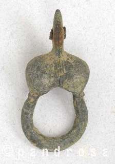 Amazing archeological bronze ring from Djenne, Mali, Africa 13/14th 