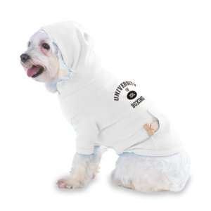   BOXING Hooded (Hoody) T Shirt with pocket for your Dog or Cat LARGE