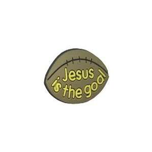  Jesus The Goal Football Good News Shoe Charms Pack of 25 